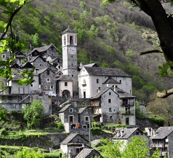 Corippo village switzerland