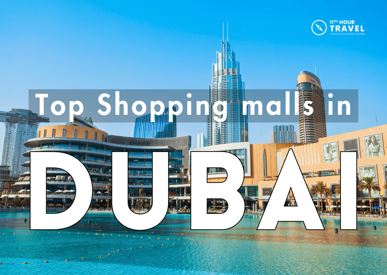 Top shopping malls in Dubai